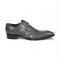 Duca Di Matiste "Garda" Grey Genuine Italian Calf Leather Monk Strap Dress Shoes.